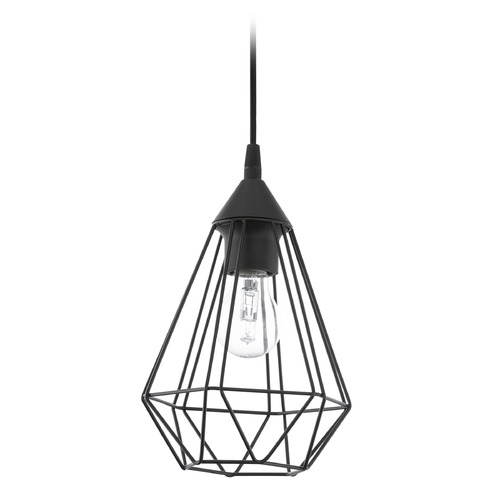 Eglo Lighting Tarbes Matte Black Mini Pendant by Eglo Lighting 94187A