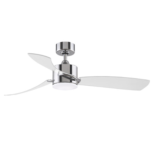 Fanimation Fans Fanimation Fans Sculptaire Chrome LED Ceiling Fan with Light FP8511CH