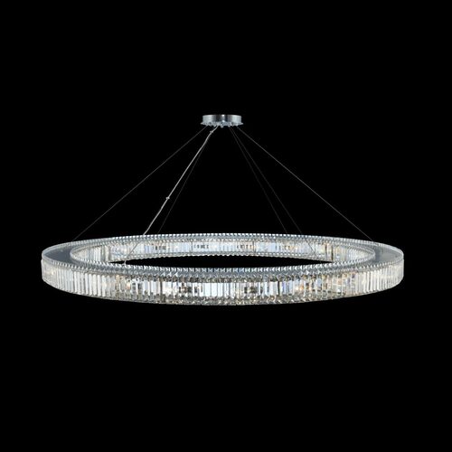 Allegri Lighting Rondelle 72-Inch Pendant in Polished Chrome by Allegri Crystal 11716-010-FR001
