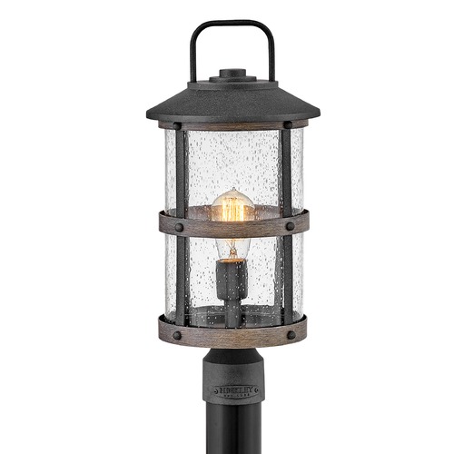 Hinkley Lakehouse 18.75-Inch Aged Zinc LED Post Light by Hinkley Lighting 2687DZ-LL