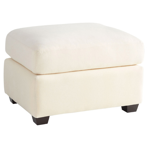 Cyan Design Cyan Design Solvent White Ottoman 11452