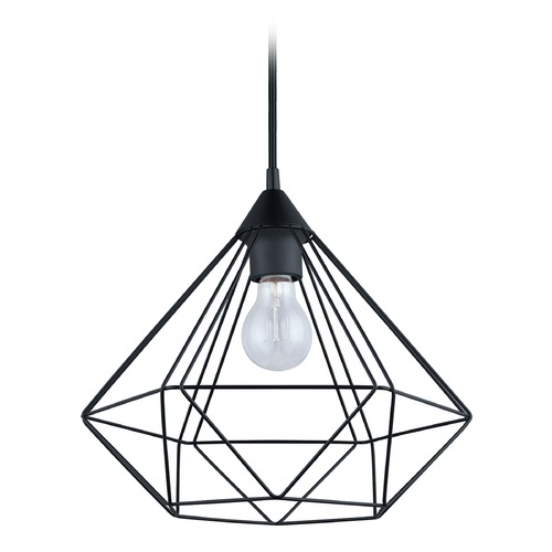 Eglo Lighting Tarbes Matte Black Pendant by Eglo Lighting 94188A