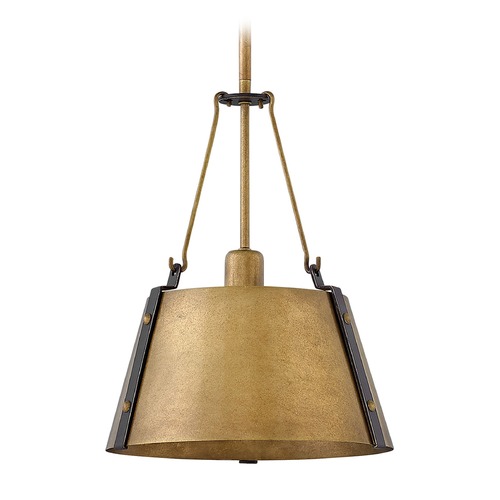 Hinkley Cartwright 11.50-Inch Pendant in Rustic Brass by Hinkley Lighting 3397RS