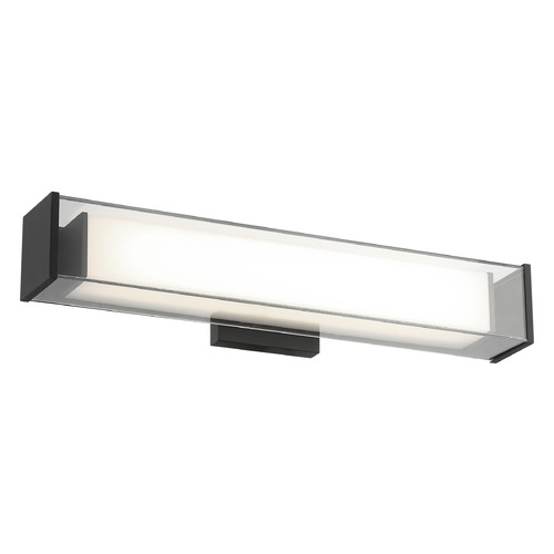 Matteo Lighting Cardenne Matte Black LED Vertical Bathroom Light by Matteo Lighting S04420MB