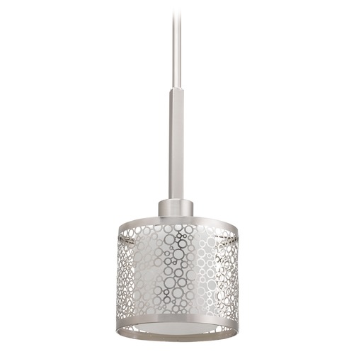 Progress Lighting Mingle Brushed Nickel Mini Pendant by Progress Lighting P5038-09