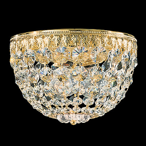 Schonbek Lighting Schonbek Worldwide Lighting Petit Crystal Aurelia Flushmount Light 1558-211R