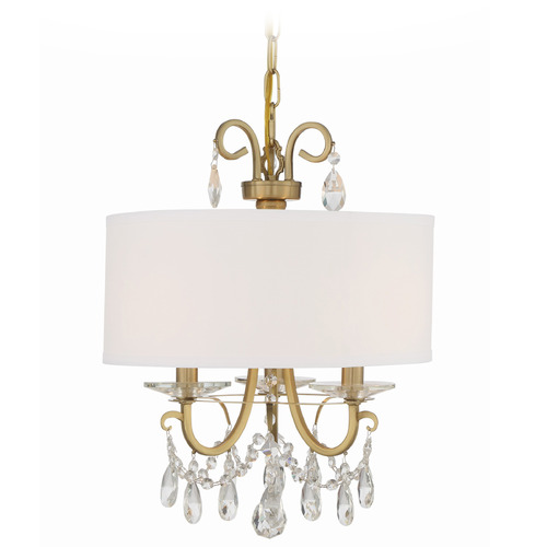 Crystorama Lighting Crystorama Lighting Othello Vibrant Gold Crystal Chandelier 6623-VG-CL-SAQ