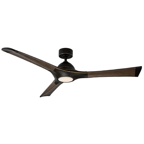 Modern Forms by WAC Lighting Woody 60-Inch LED Smart Outdoor Fan in Bronze by Modern Forms FR-W1814-60L27BZDW