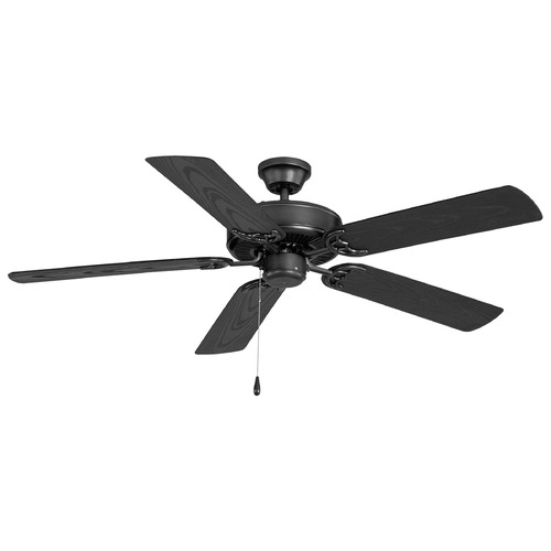 Maxim Lighting Maxim Lighting Basic-Max Black Ceiling Fan Without Light 89915BK