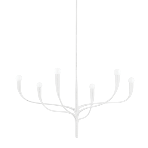 Hudson Valley Lighting Labra 36.75-Inch Chandelier in White by Hudson Valley Lighting 9606-WP