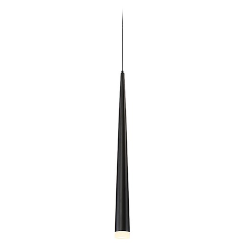Modern Forms by WAC Lighting Cascade 18.90-Inch High LED Mini Pendant in Black by Modern Forms PD-41819-BK