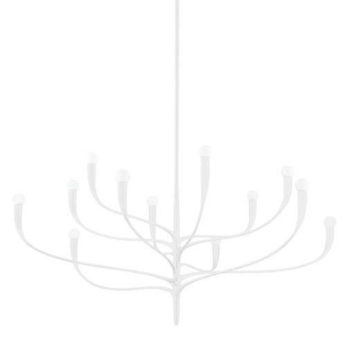 Hudson Valley Lighting Labra 52-Inch Chandelier in White Plaster by Hudson Valley Lighting 9612-WP