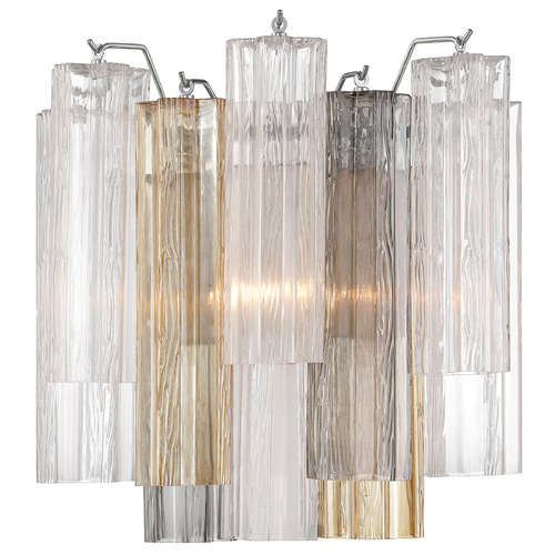 Crystorama Lighting Crystorama Lighting Addis Polished Chrome Sconce ADD-303-CH-AU