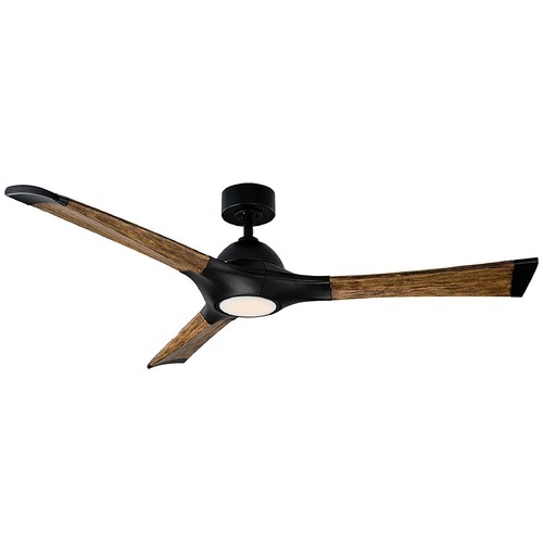 Modern Forms by WAC Lighting Woody 60-Inch LED Smart Outdoor Fan in Matte Black by Modern Forms FR-W1814-60L27MBDK