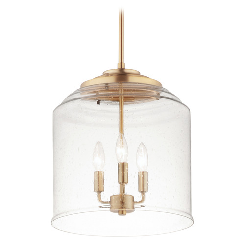 Maxim Lighting Maxim Lighting Acadia Heritage Pendant Light with Bell Shade 12273CDHR