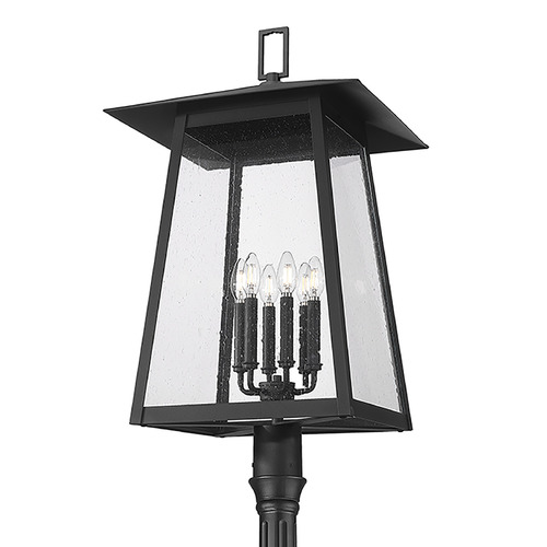 Z-Lite Z-Lite Rainer Black Post Light 5015PHXXLR-564P-BK