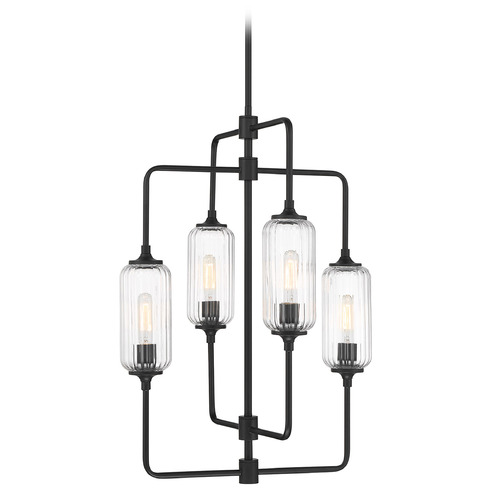 Savoy House Savoy House Lighting Holton Matte Black Mini-Chandelier 1-3023-4-89
