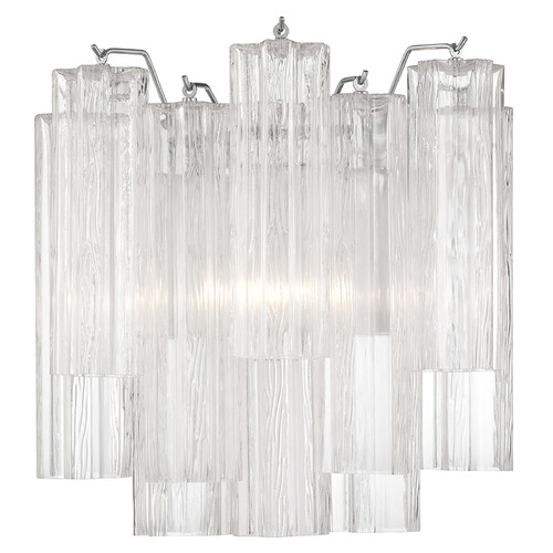 Crystorama Lighting Crystorama Lighting Addis Polished Chrome Sconce ADD-303-CH-CL