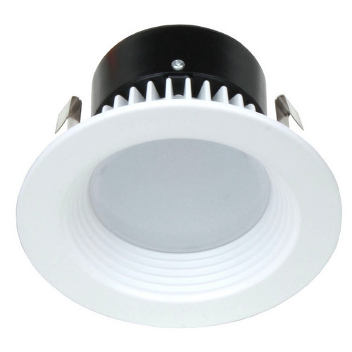 Recesso Lighting by Dolan Designs LED Retrofit Trim with White Baffle for 4-Inch Recessed Cans 3000K 700 Lumens 10901-05