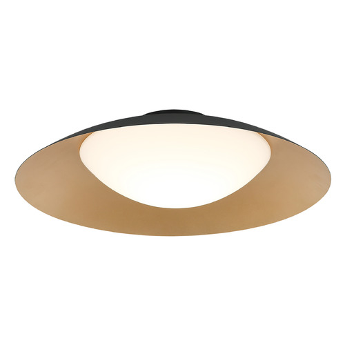 Matteo Lighting Caravon Black LED Flush Mount by Matteo Lighting M17011MB