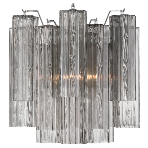 Crystorama Lighting Crystorama Lighting Addis Polished Chrome Sconce ADD-303-CH-SM