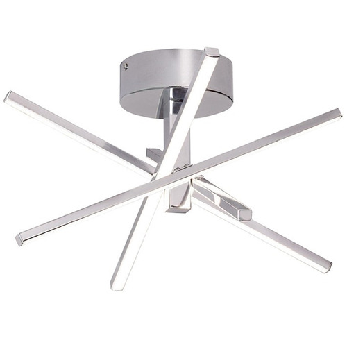 AFX Lighting Afx Lighting Jaxx Polished Chrome LED Semi-Flushmount Light JAXF1515L30D1PC