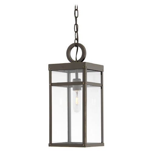 Hinkley Porter Oil Rubbed Bronze LED Outdoor Hanging Light by Hinkley Lighting 2802OZ-LL