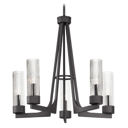 Maxim Lighting Maxim Lighting Delos Anthracite Chandelier 30315CRAR