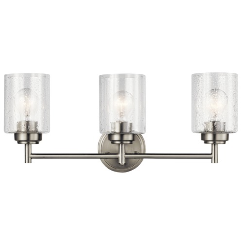Kichler Lighting Winslow Bathroom Light in Brushed Nickel by Kichler Lighting 45886NI