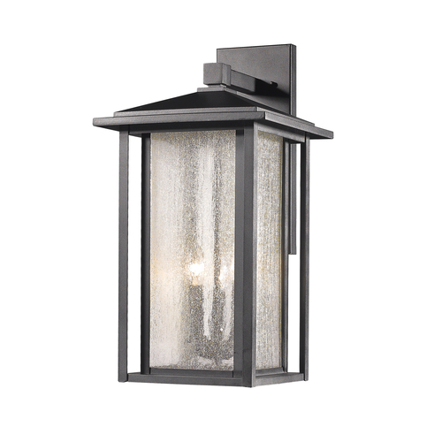 Z-Lite Aspen Black Outdoor Wall Light by Z-Lite 554XL-BK