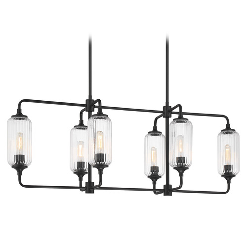 Savoy House Savoy House Lighting Holton Matte Black Island Light 1-3026-6-89