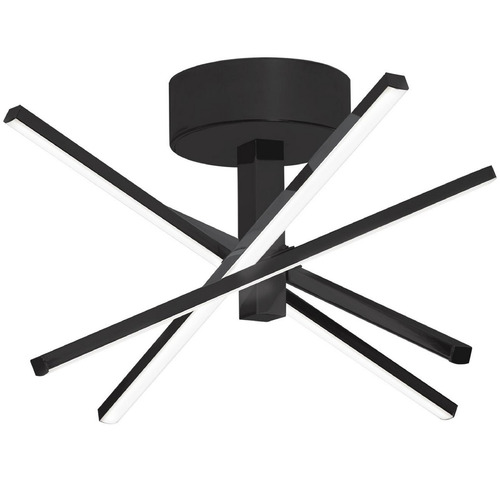 AFX Lighting Afx Lighting Jaxx Black LED Semi-Flushmount Light JAXF2020L30D1BK