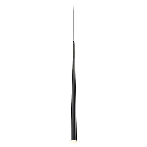 Modern Forms by WAC Lighting Cascade 28-Inch High LED Mini Pendant in Black by Modern Forms PD-41828-BK