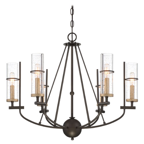Minka Lavery Minka Lavery Sussex Court Smoked Iron with Aged Gold Chandelier 4087-107