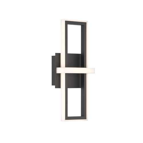 Eurofase Lighting Bordo 16-Inch LED Outdoor Wall Sconce in Black by Eurofase Lighting 45725-012