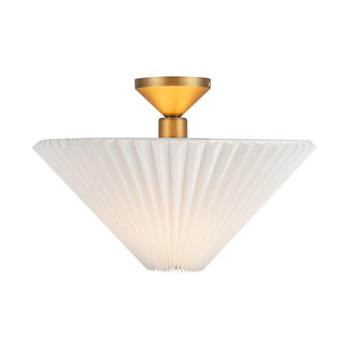 Alora Lighting Alora Lighting Bridgette Brushed Gold Semi-Flushmount Light SF497016BGFW