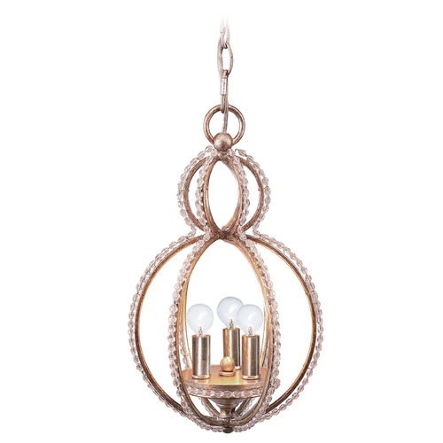 Crystorama Lighting Crystorama Lighting Garland Distressed Twilight Crystal Chandelier 6760-DT