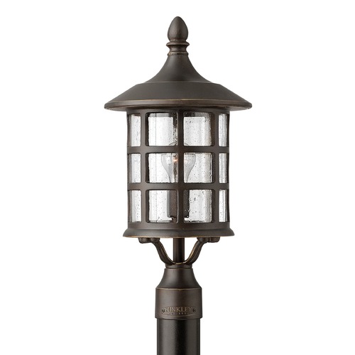 Hinkley Seeded Glass Post Light Oil Rubbed Bronze by Hinkley Lighting 1801OZ