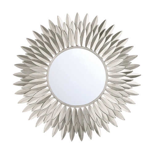 Crystorama Lighting Broche 24-Inch Mirror in Antique Silver by Crystorama Lighting BRH-M524-SA