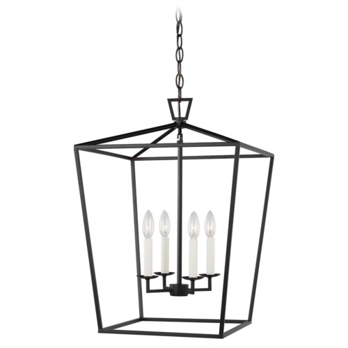 Visual Comfort Studio Collection Dianna Midnight Black LED Pendant by Visual Comfort Studio 5392604-112