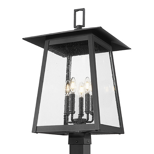 Z-Lite Z-Lite Rainer Black Post Light 5015PHXLS-536P-BK