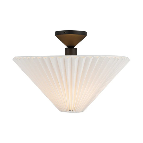 Alora Lighting Alora Lighting Bridgette Matte Black Semi-Flushmount Light SF497016MBFW
