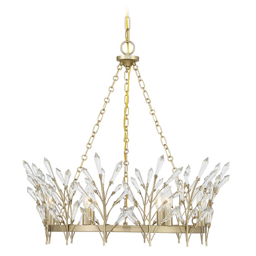 Savoy House Savoy House Lighting Orianna Noble Brass Chandelier 1-4073-6-127