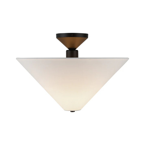 Alora Lighting Alora Lighting Bridgette Matte Black Semi-Flushmount Light SF497016MBWL