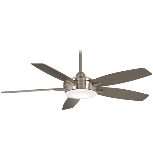 Minka Aire Espace 52-Inch LED Fan in Brushed Nickel by Minka Aire F690L-BN/SL