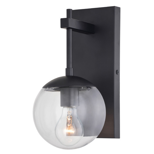 Vaxcel Lighting Vaxcel Lighting Keeler Matte Black Outdoor Wall Light T0714