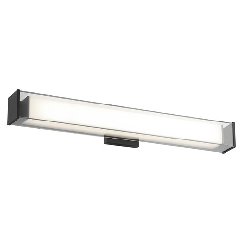 Matteo Lighting Cardenne Matte Black LED Vertical Bathroom Light by Matteo Lighting S04426MB