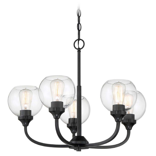 Craftmade Lighting Glenda Flat Black Chandelier by Craftmade Lighting 56225-FB