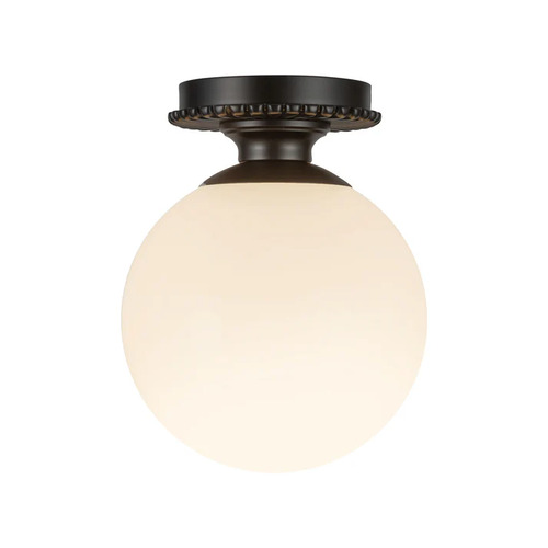 Alora Lighting Alora Lighting Otis Matte Black Semi-Flushmount Light SF430108MBGO