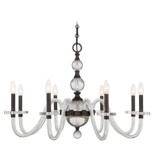 Savoy House Savoy House Lighting Aragon Mediterranean Bronze Chandelier 1-4278-8-15